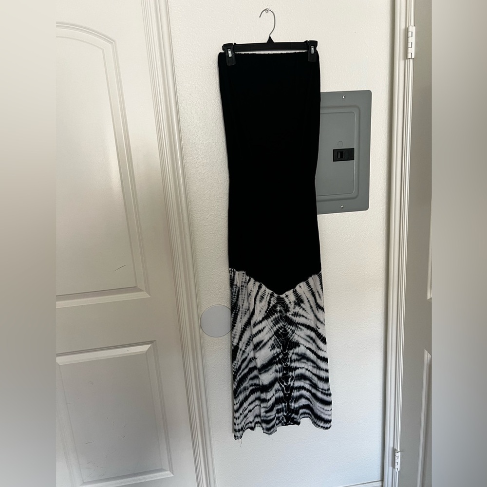 Young Fabulous & Broke Black and White Maxi Dress